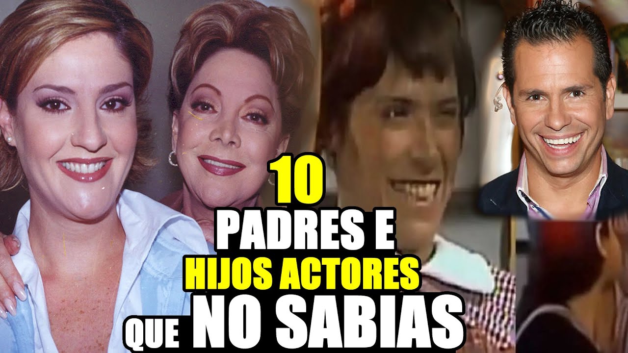 Son actores famosos y sus padres tambi&eacute;n, pero nadie lo sab&iacute;a por esta raz&oacute;n