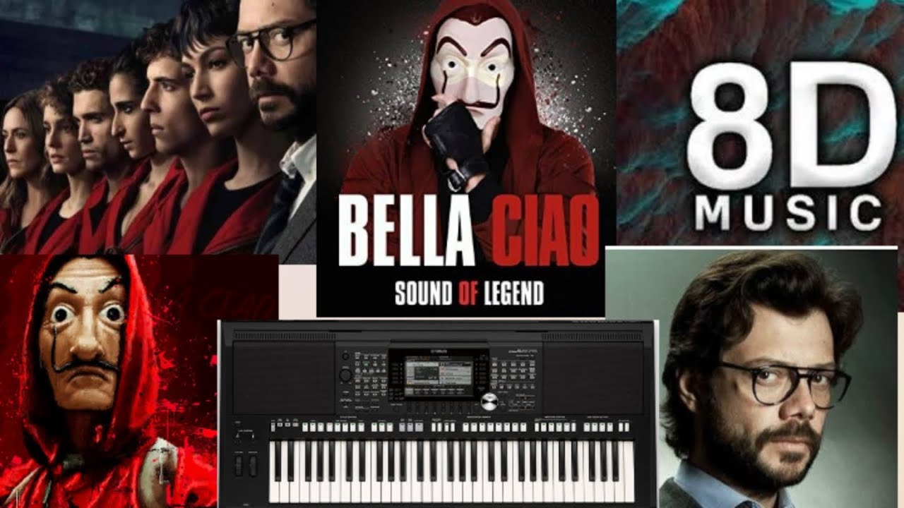 Bella Ciao Keyboard Cover | 8D Sound effect | Money Heist | La casa de papel | Mexican Version