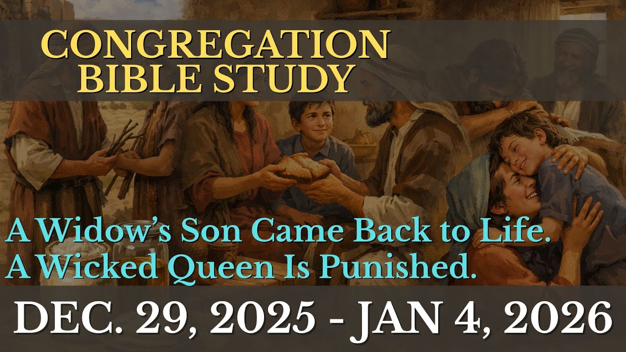 Congregation Bible Study Comments For This Week | December 29, 2025 - January 4, 2026