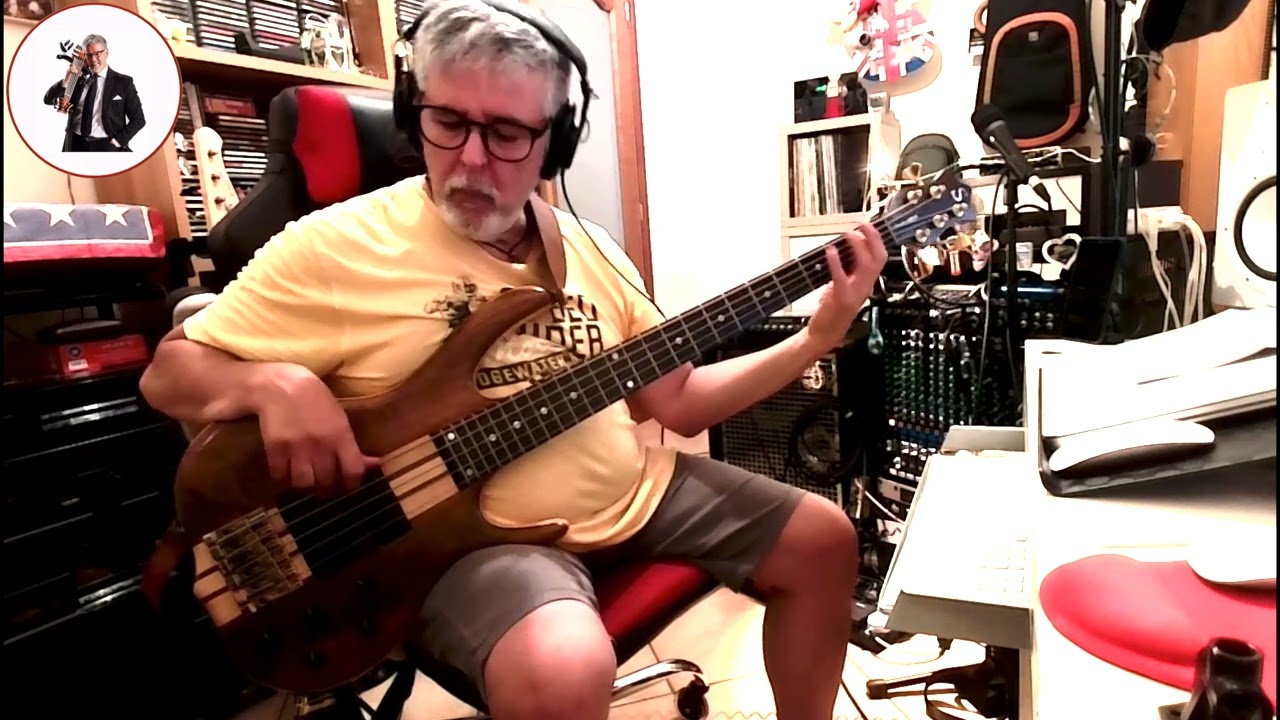Magari by Renato Zero (Personal bass cover) by RINO CONTEDUCA with Ken Smith BSR5 black tiger