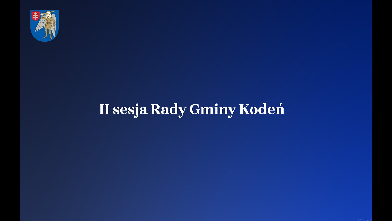 II sesja Rady Gminy Kodeń