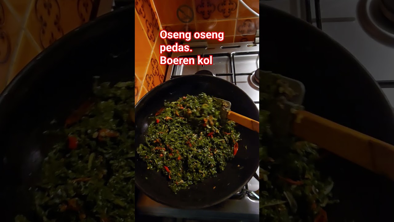 OSENG OSENG PEDAS BOEREN KOL . DENGAN EBI UDANG .