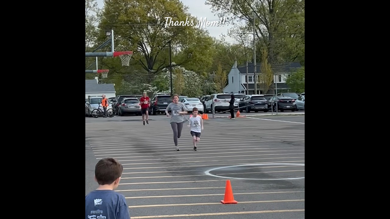 Insane-8 Yr Old runs 23 min 5k PR! 