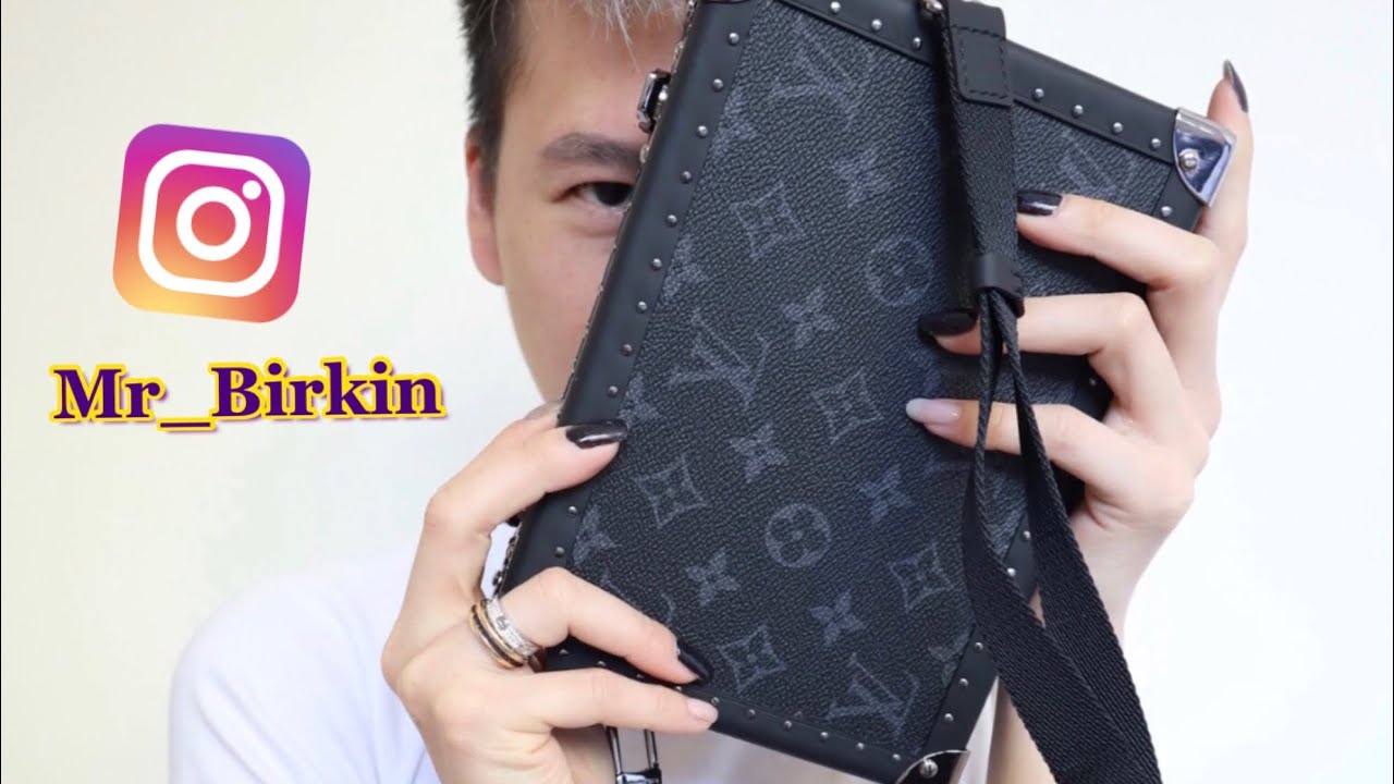 UNBOXING Louis Vuitton Mens 2018 Eclipse Clutch Box Trunks RARE item
