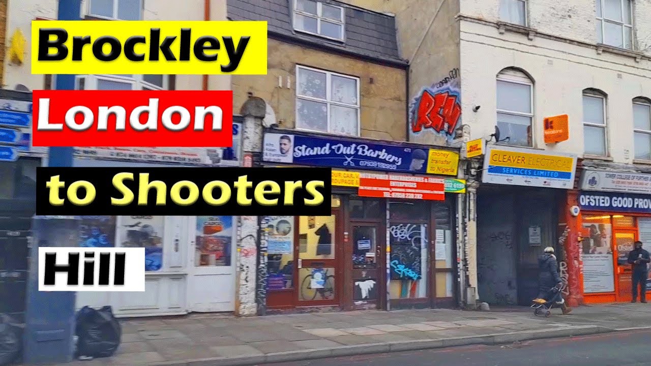 A morning trip from Brockley to Shooter Hill area, London, UK