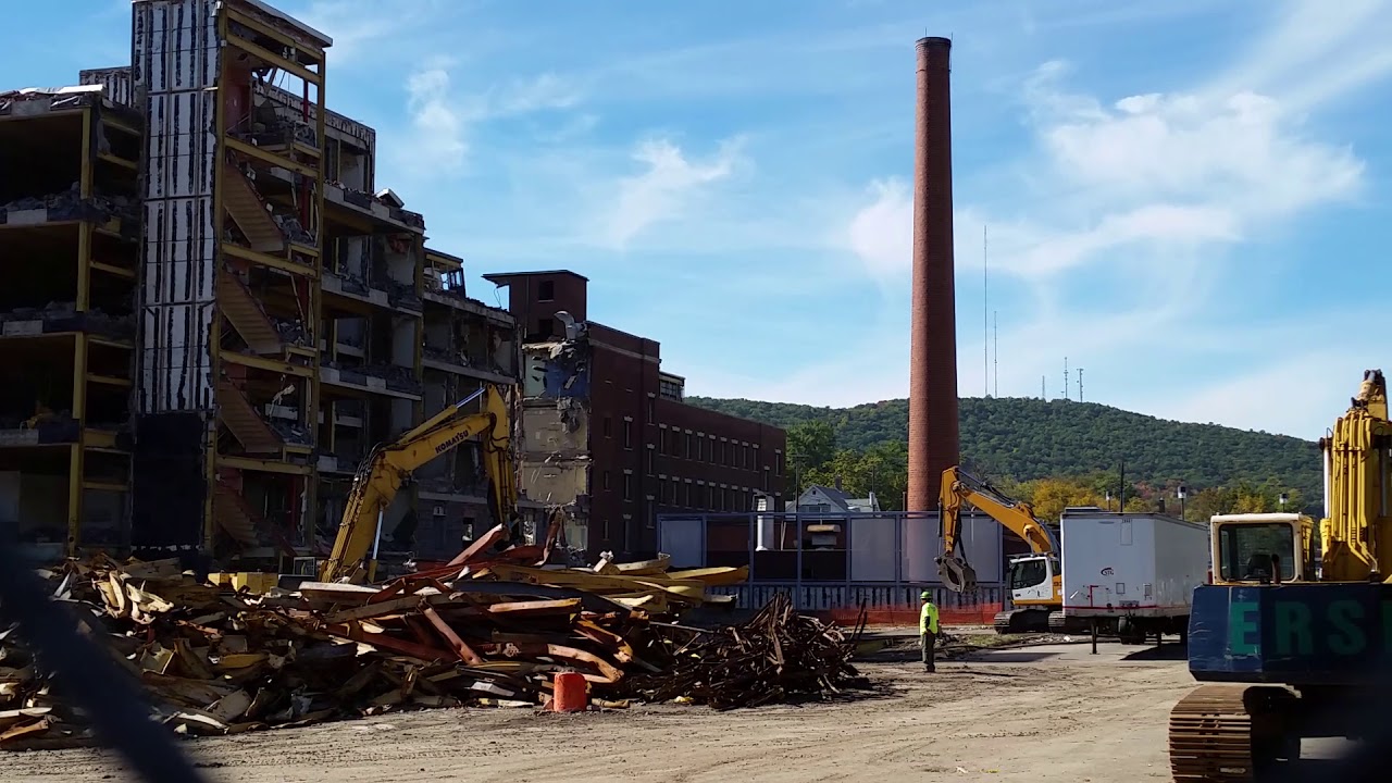 RDMVTL 18,957 ~ 10 11 2016 74 {MY TOWN HISTORY} HOSPITAL DEMOLITION @ CORNING , NY