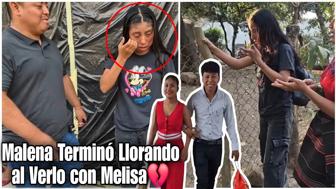Malena se fue huyendo y llorando de la fiesta al ver a Axel llegar de la mano con Melisa😭