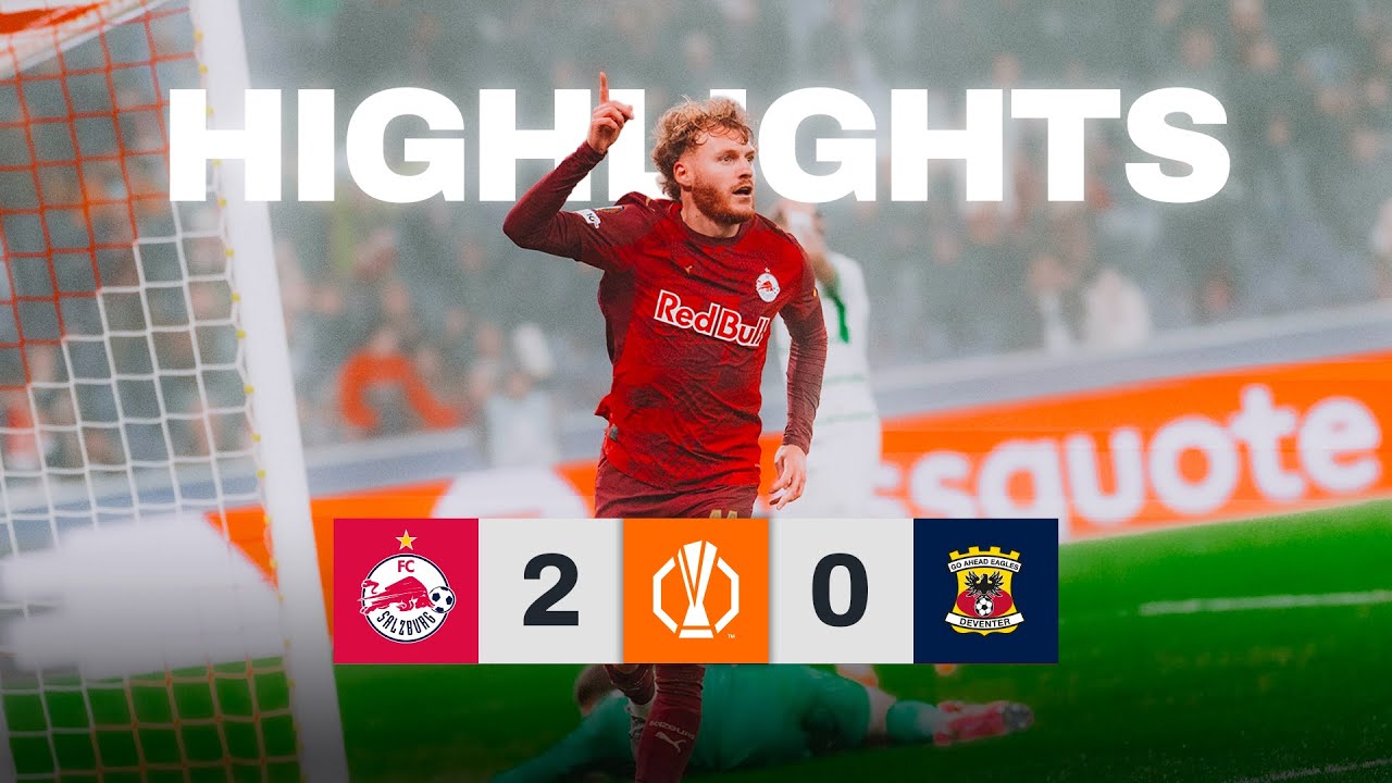 FC Salzburg – Go Ahead Eagles | Highlights | UEFA Europa League