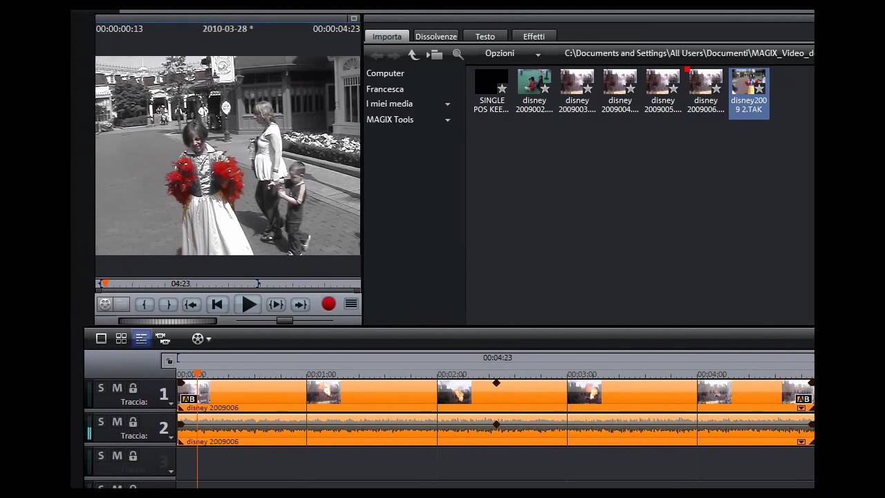 Tutorial MAGIX VIDEO DELUXE Correzione Colore