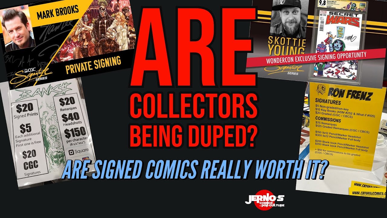 Are Signed Comics Just Another Scam? Do CGC Signature Series Slabs Hold Value?