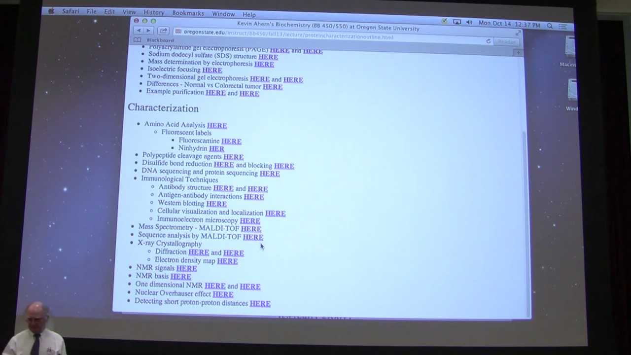 7.  Kevin Ahern's Biochemistry - Protein Purification II