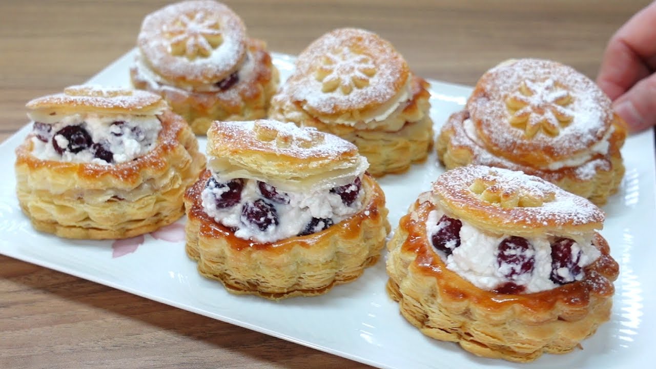 Cottage Cheese in Puff Pastry melts in the mouth  口の中でとろけるコテージチーズ入りパフペイストリー