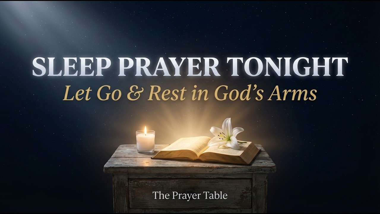 🌙 Sleep Prayer &mdash; Let Go of Every Worry & Rest in God's Arms Tonight  The Prayer Table