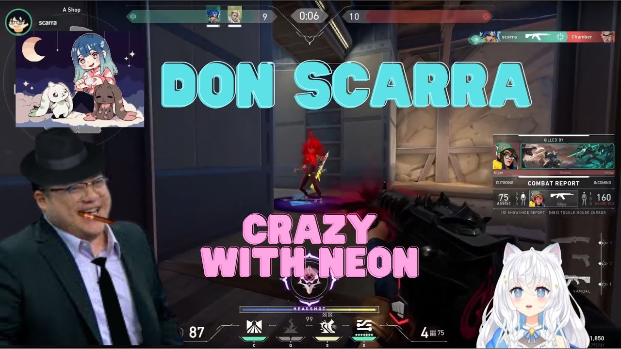 Don Scarra Crazy with Neon | Peter Park 5th Wheeling on Valorant with Natsumiii Abe & NEW Friends
