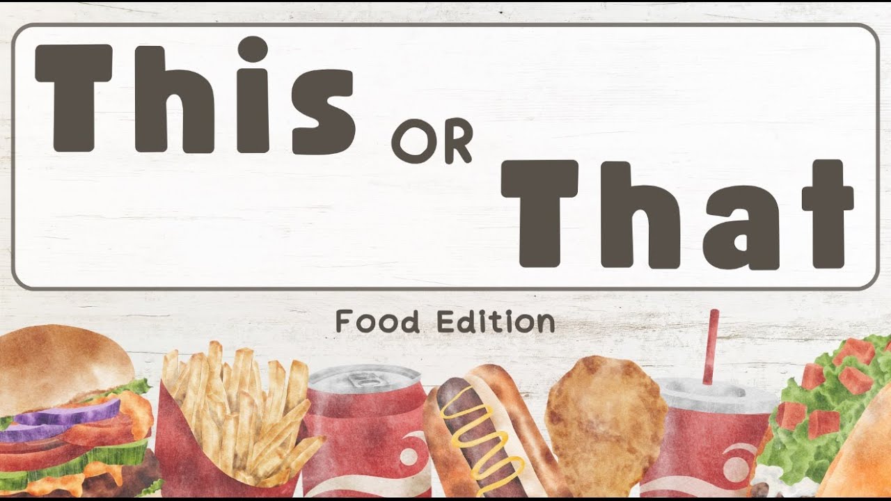 🍕 This or That: FOOD Edition! 😋✨ | Can You Pick Between These Delicious Choices?! 🍟🔥