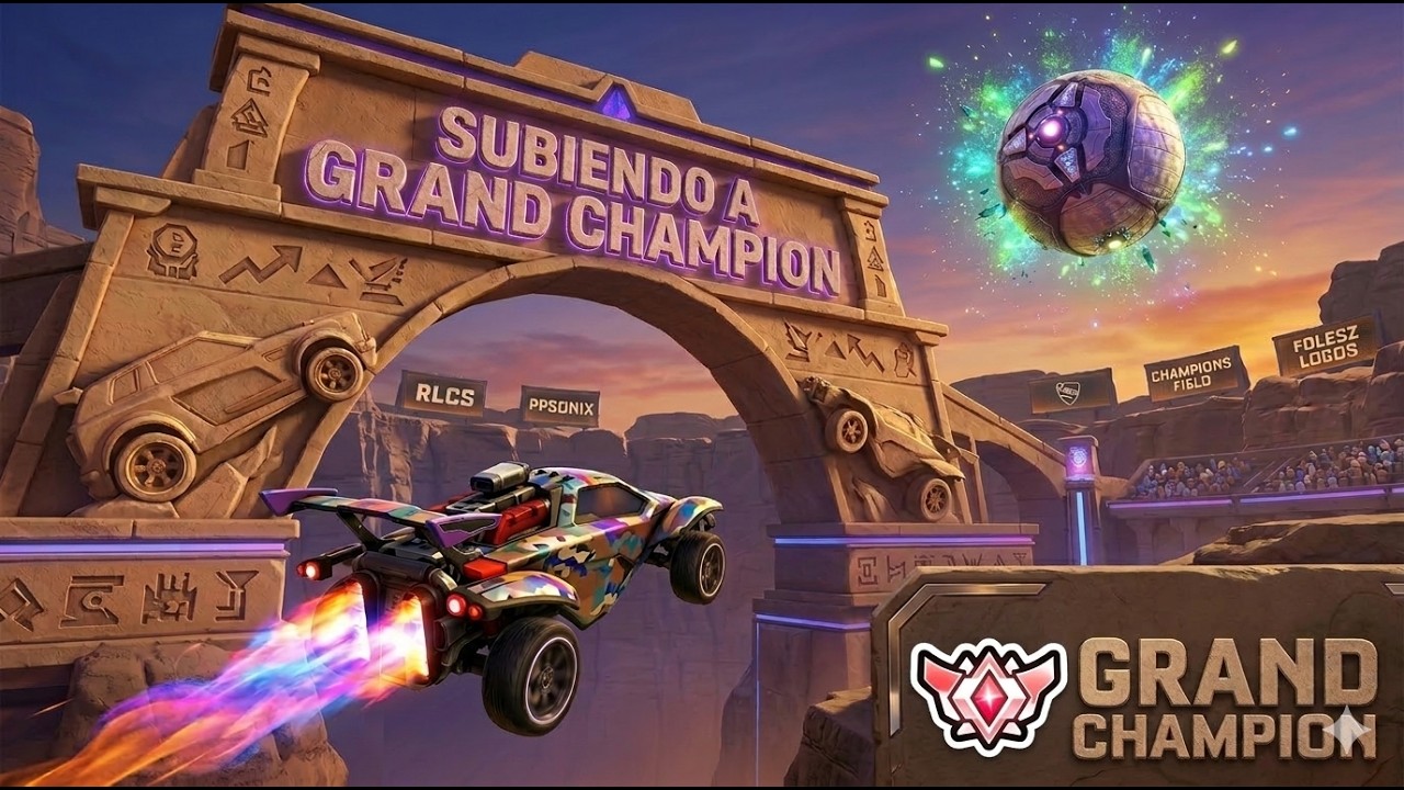 Subiendo a Grand champion en la nueva temporada de Rocket League!!!