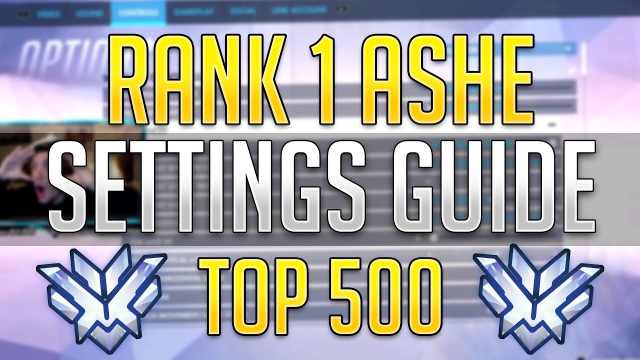 BEST Ashe Settings Guide to CLIMB on Console | Overwatch (PS4/Xbox One)