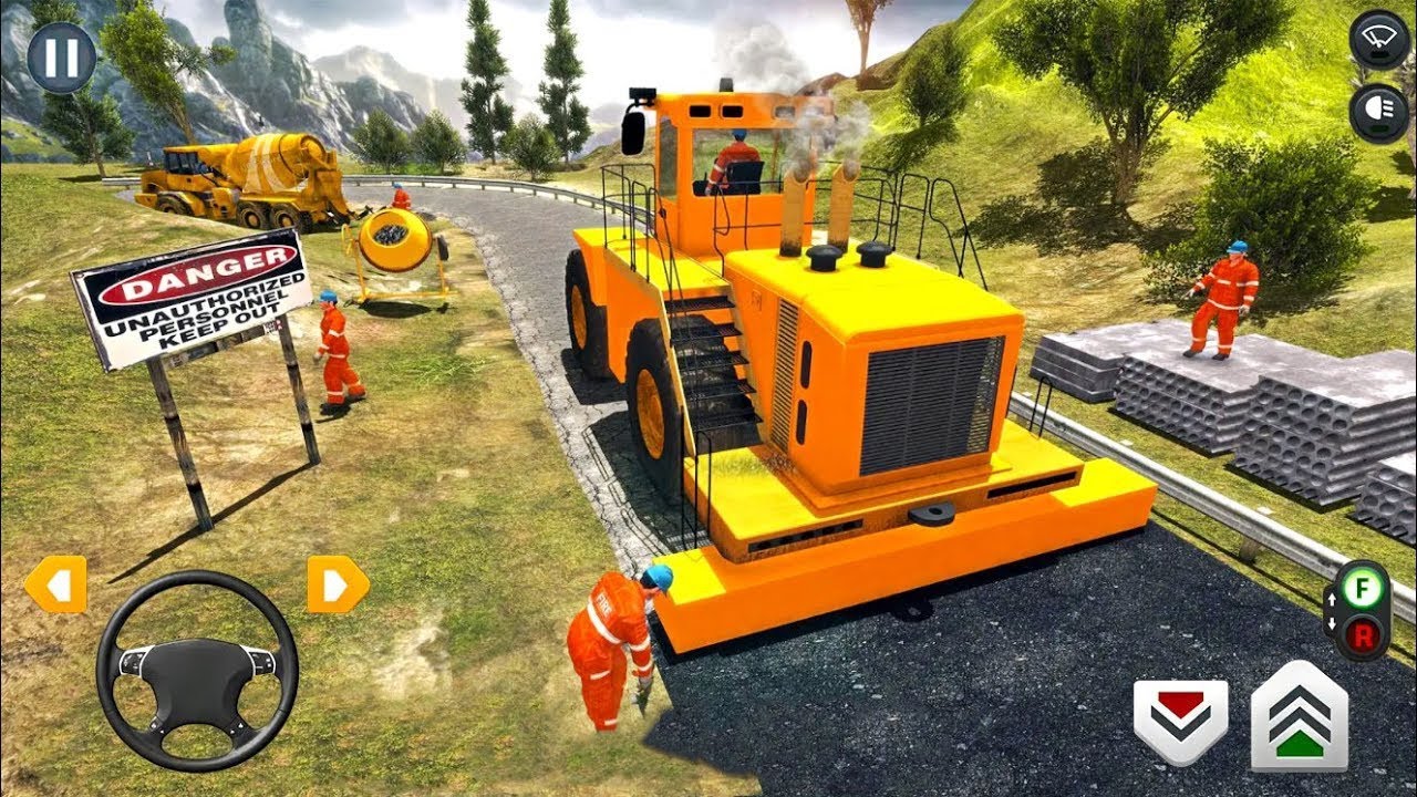 ​👷😲900,000$ Modern City Road Construction 3D 🚧 | Heavy Excavator & Dump Truck (Android Gameplay