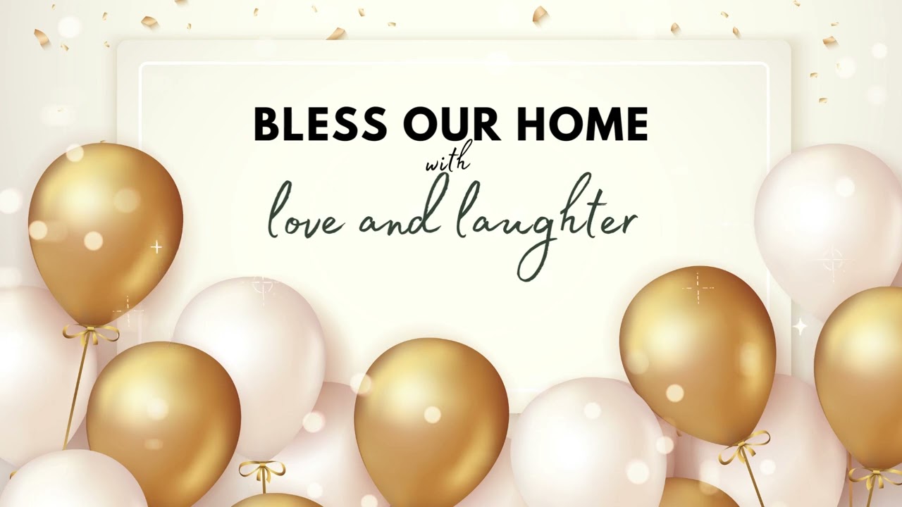 House Blessing backdrop/design