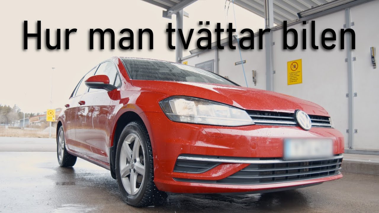 Hur man tv&auml;ttar bilen: Steg f&ouml;r steg