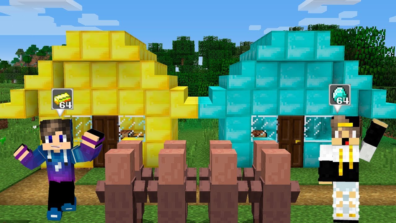 فلم ماين كرافت : منزل الغني ومنزل الفقير😈 (نهاية صادمة)💔!|MineCraft Movie