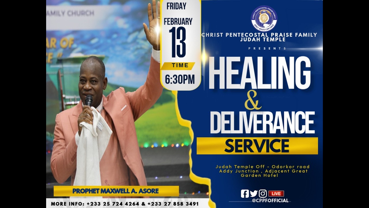HEALING & DELIVERANCE SERVICE || JUDAH TEMPLE