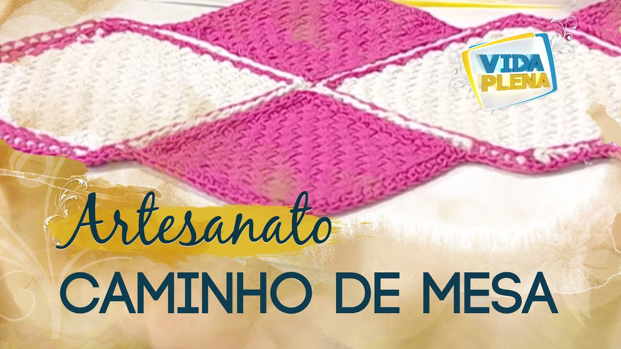 Artesanato | Caminho de mesa no tear | Tapete em tear