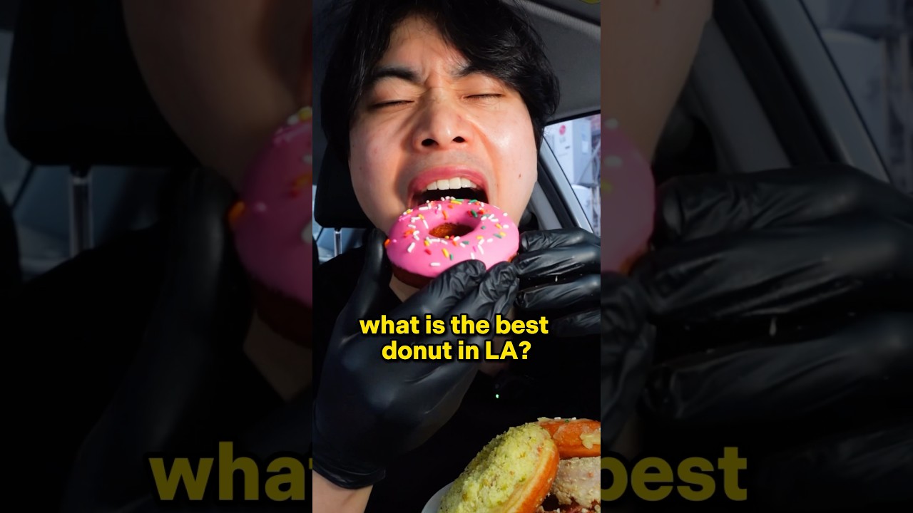 Любимый пончик Бобби Ли в Лос-Анджелесе?!🤤🤤 