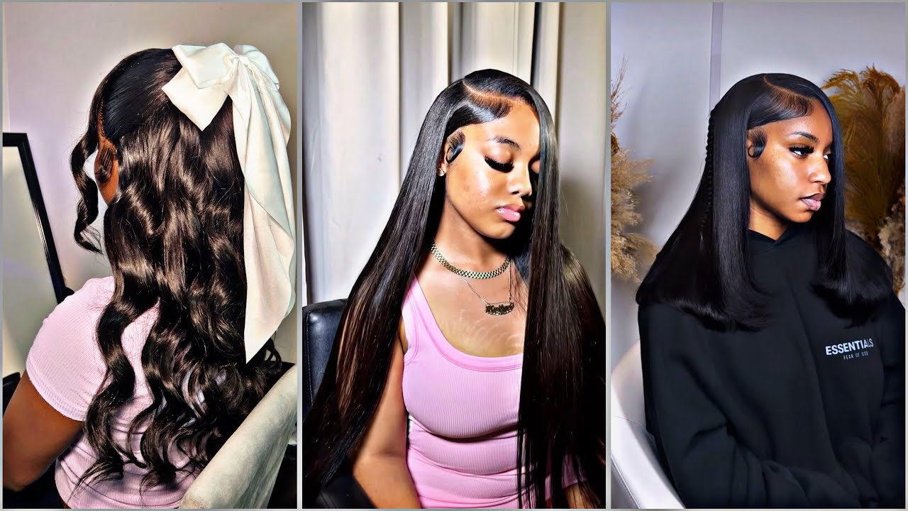 Quick weave inspo compilation part 2 #10klikes #quickweave #viralvideo