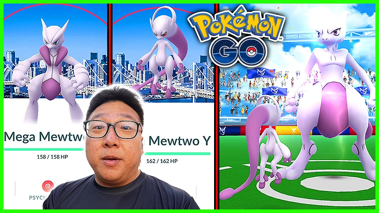 Mega Mewtwo VS Mewtwo Raids in Pokemon GO