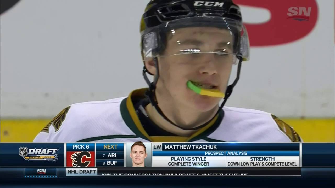 Flames nab Tkachuk with sixth pick