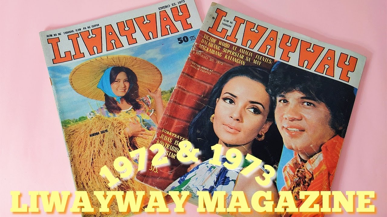 70's Liwayway Magazine (Aurora Salve & Amalia Fuentes, Victor Wood Cover) || Vintage Pinoy Komiks
