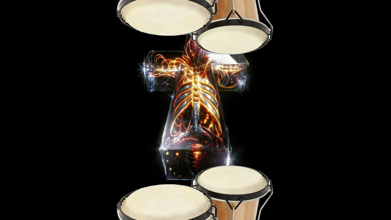 Afterimage, but bongos are added every 4 bars