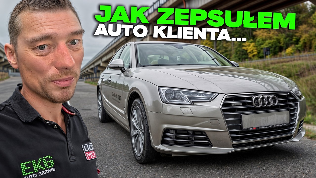 KIEROWNICA w AUDI A4 SIĘ TRZĘSIE!! ABSURDY W NOWOCZESNEJ MOTORYZACJI…