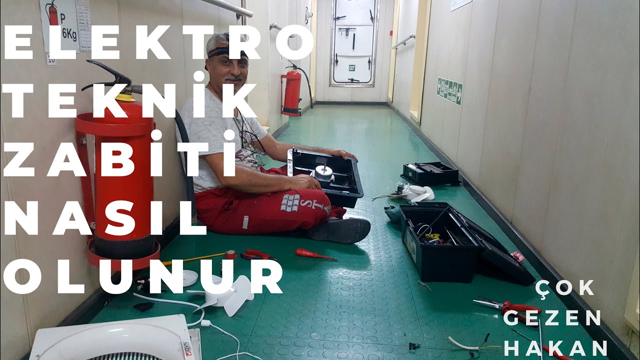 gemilerde Elektro teknik zabiti  nasil olunur