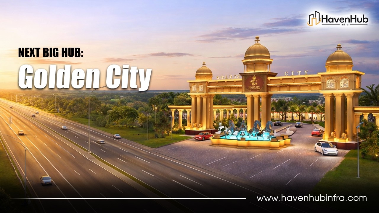 Plots Near Noida International Airport | Golden City Jewar | Drone Site Tour 2026