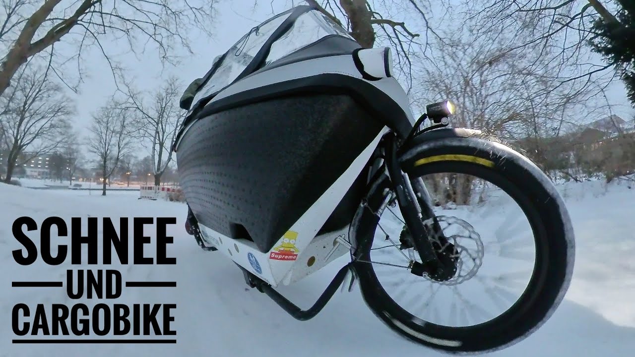 Mit dem Cargobike über Schnee und Eis? 7 Tipps und ein Nachteil von Dreirädern