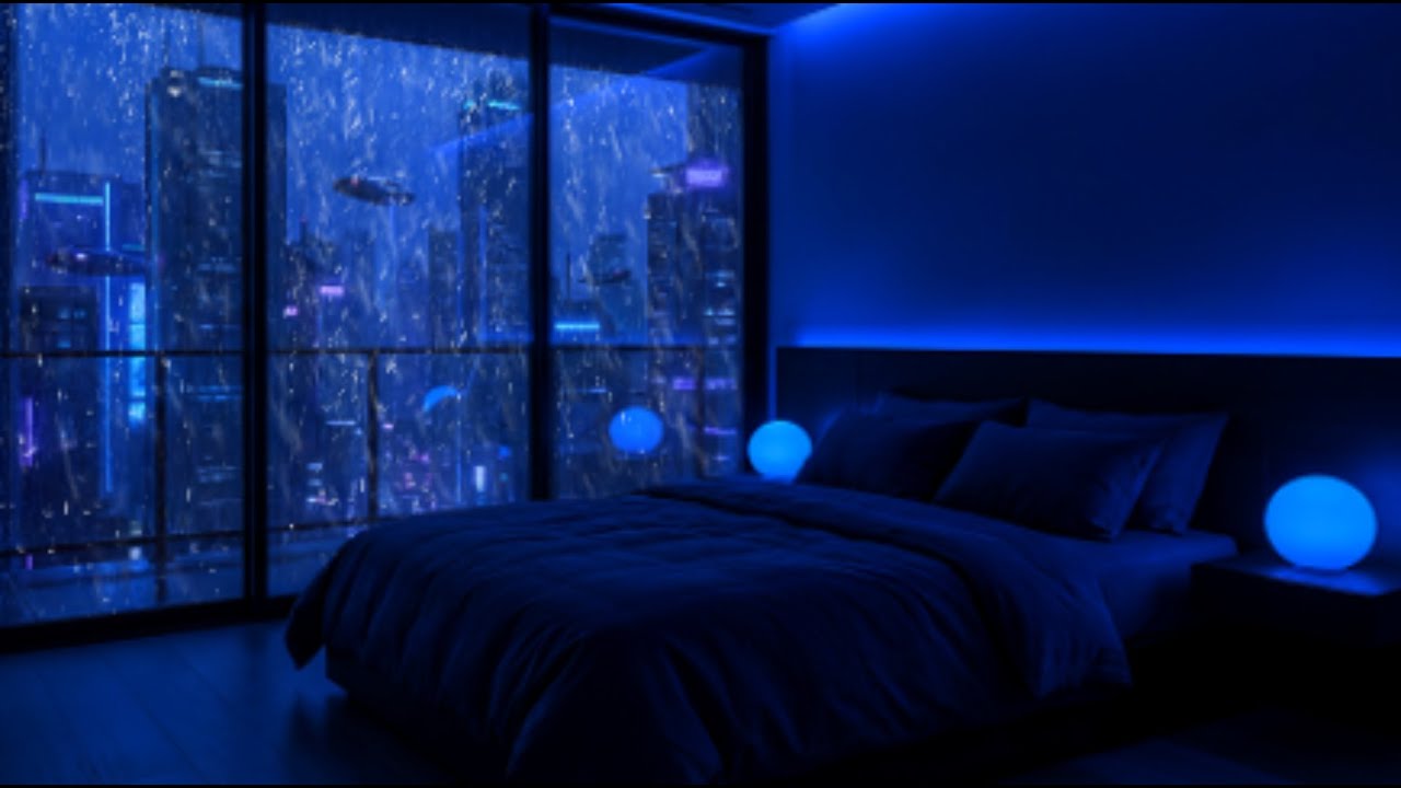 Healing Rain Nights: Gentle City Rain Sounds for Deep Sleep & Total Relaxation 🌧️