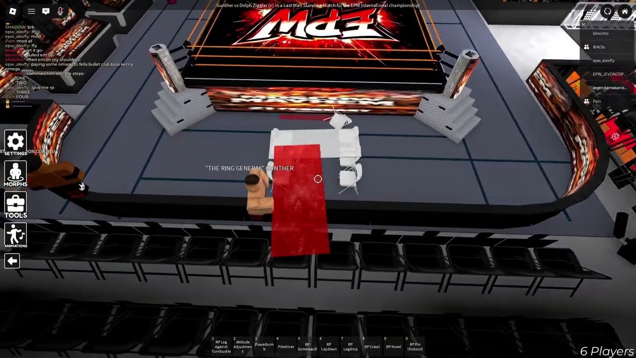 Gunther VS Dolph Ziggler in a Last Man Standing match For the EPW INTERNATIONAL CHAMPIONSHIP
