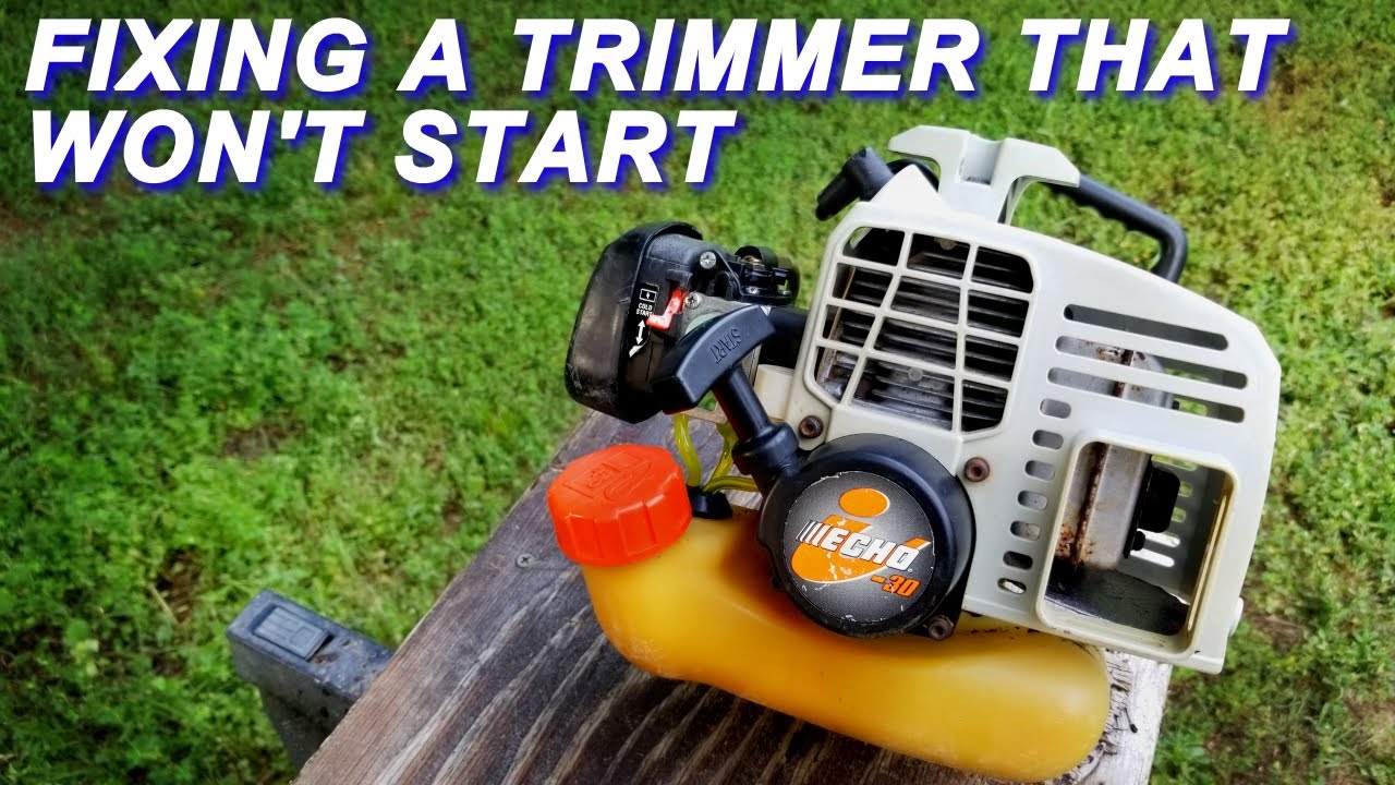 Fixing An Echo Trimmer That Won't Start After Storage