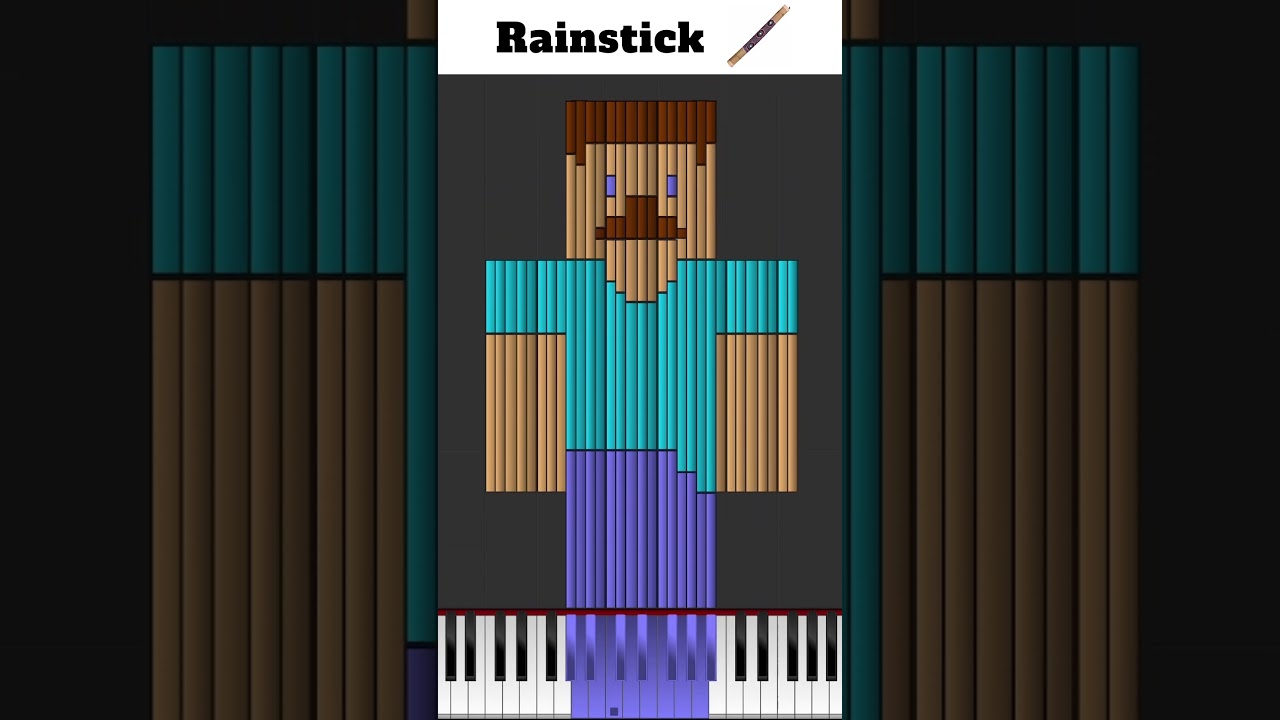Minecraft Steve on A Lot of Different Instruments 🎹