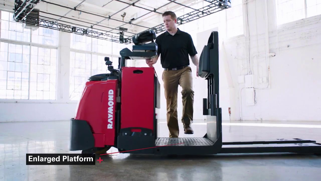 Toyota-Raymond 8510 Center Rider Pallet Jack  Keeps You Moving
