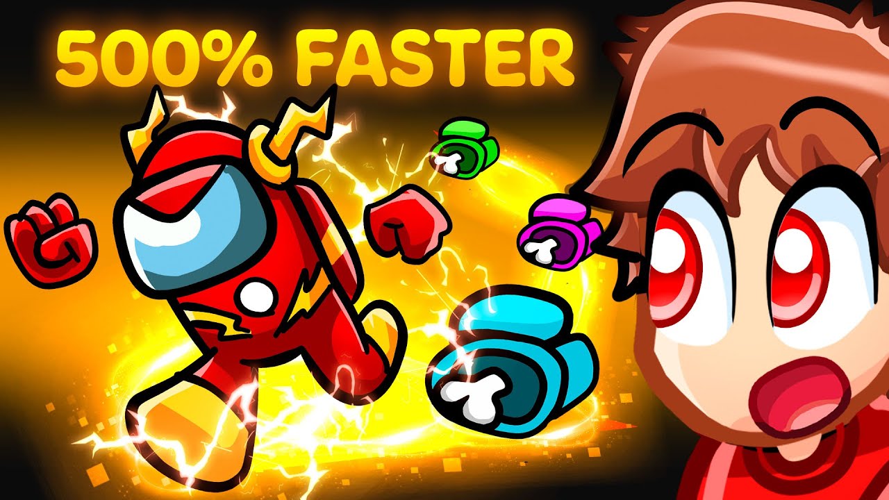 AMONG US BUT THE IMPOSTER HAS SUPER SPEED...