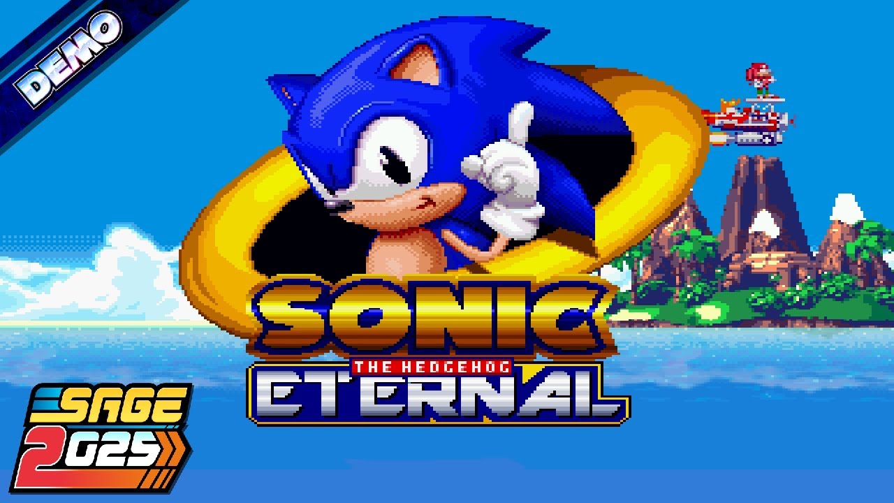 Sonic Eternal (демоверсия SAGE '25) ✪ Расширенный игровой процесс (1080p/60 кадров в секунду)