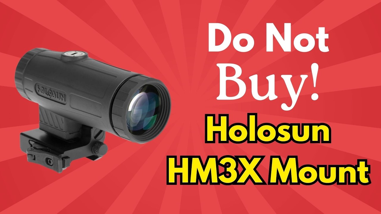 HOLOSUN HM3X Magnifier Review (Brutally Honest) | Eye Relief & Mount Problems!