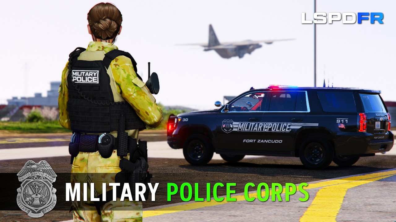 Ambush on a Military Convoy | Military Police Corps | GTA5 LSPDFR