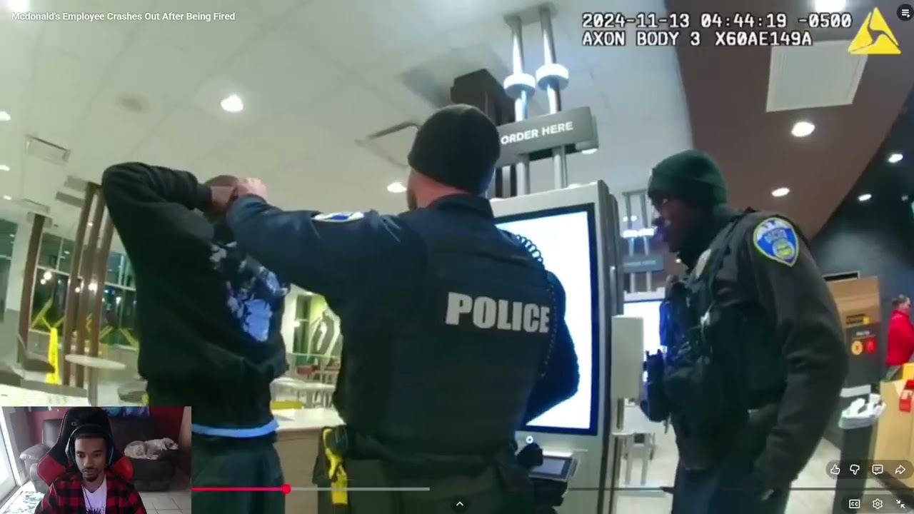 Mcdonald's Employee Crashes Out After Being Fired REACTION !!!!!
