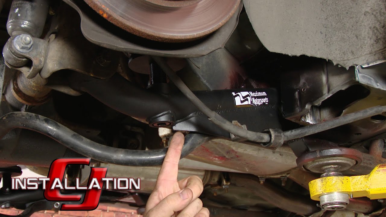 Mustang Maximum Motorsports Rear Lower Control Arm Height Adj Extreme Duty 1979-1998 Installation