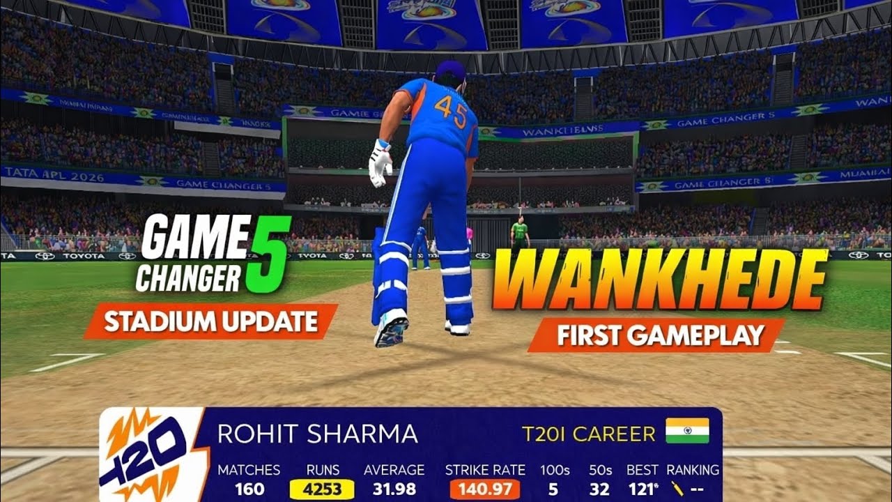 IND vs PAK at Wankhede 🏏 Game Changer 5 New Stadium Update | Full Gameplay