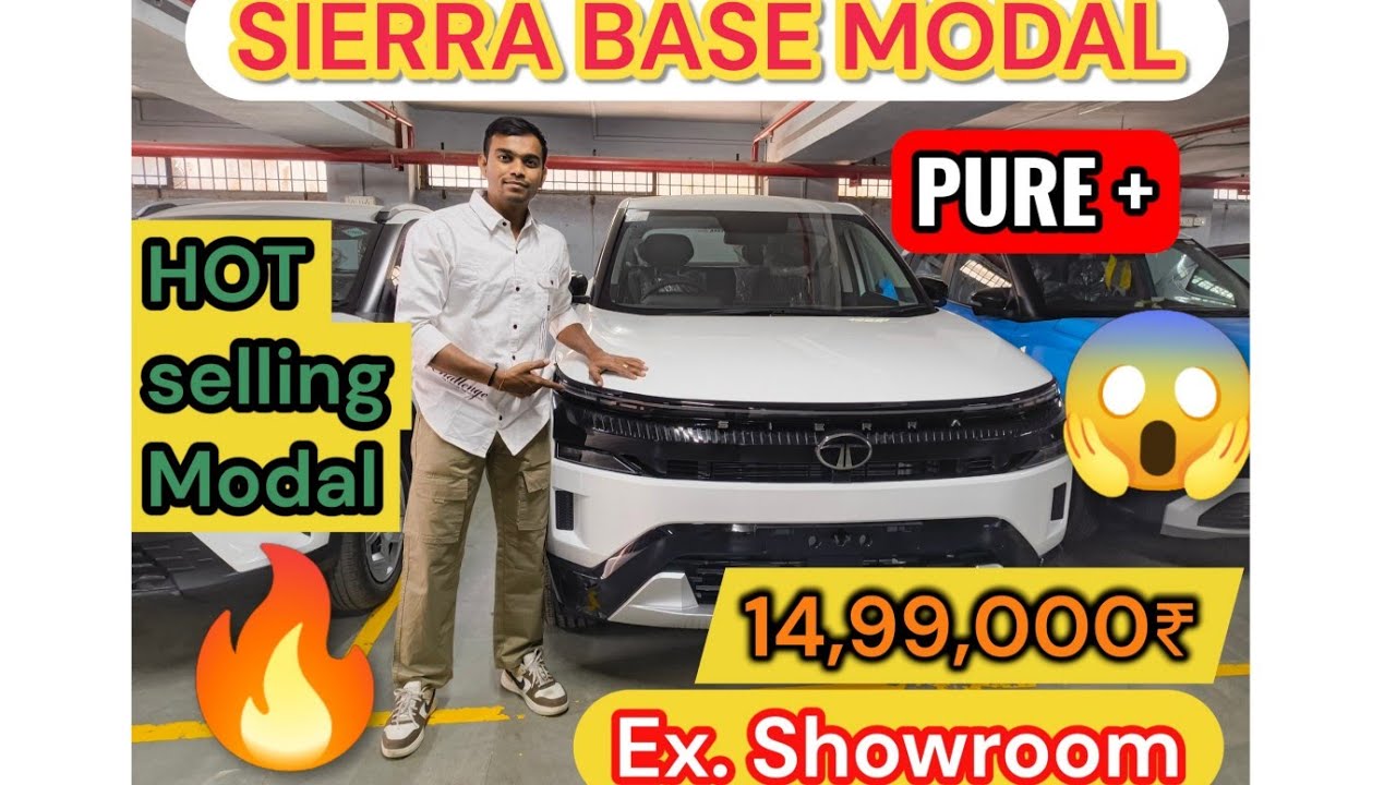 Sierra Pure+ 2026 second base modal |🔥 sierra pure + diesel white colour Ex. Showroom 14,49,000/- ₹ 